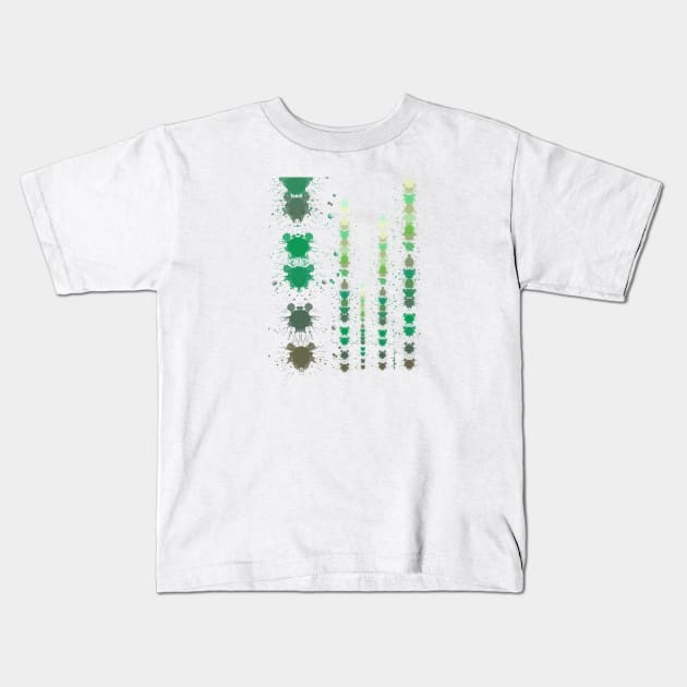 Abstract cactus Kids T-Shirt by pepques